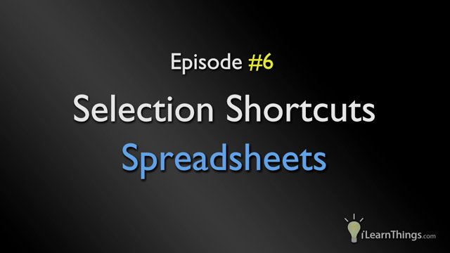 Episode 6: Selection Shortcuts